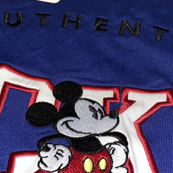 Vintage NWT Disney Mickey & Co. Authentic Original Long Sleeve Striped Shirt M/L - Picture 3 of 8